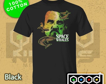 Ballenas Espaciales Gojira V2 5.3 oz. camiseta