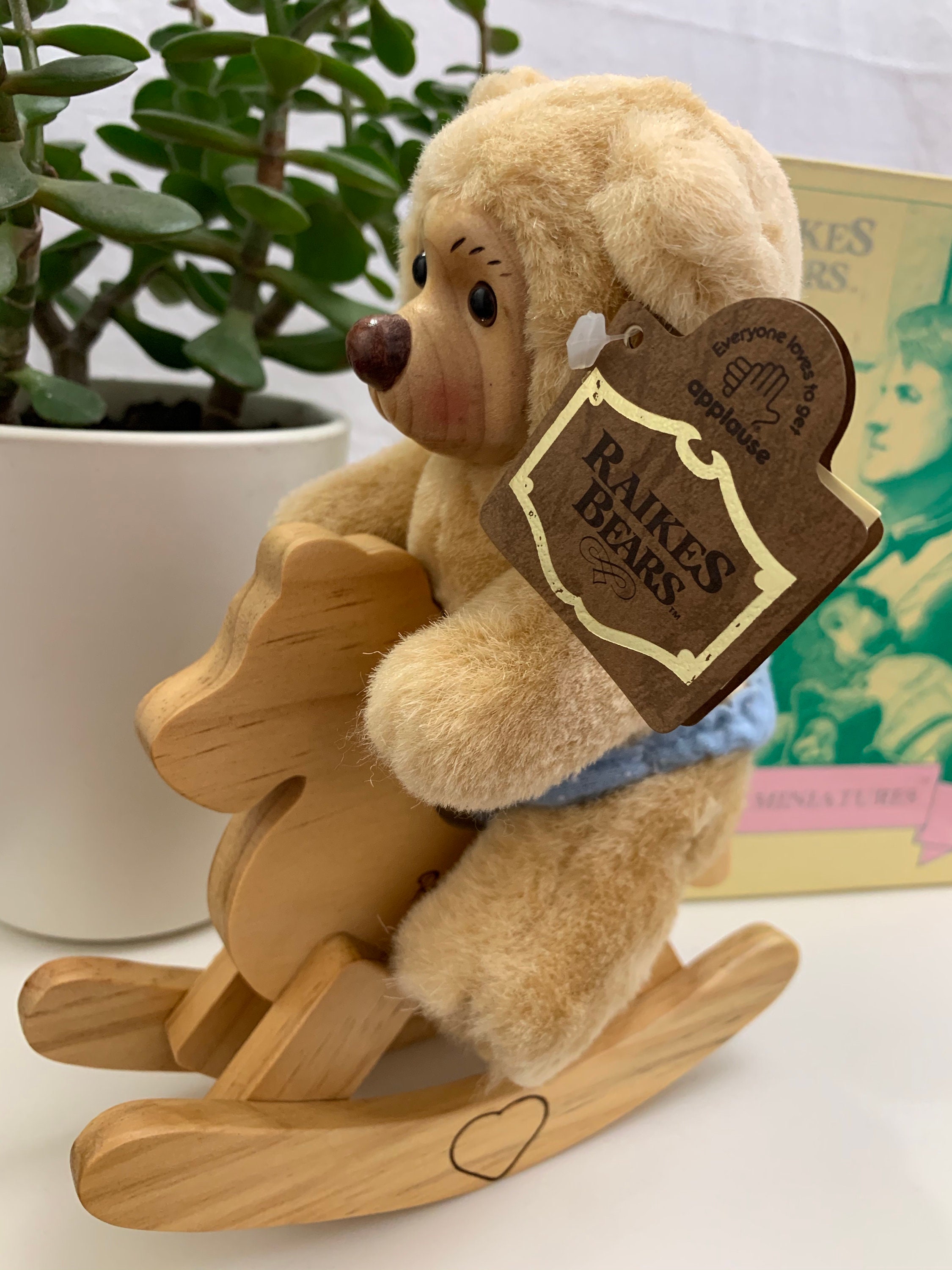 Raikes Bears Ben With Rocking Horse Etsy