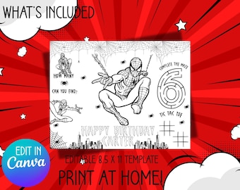 Paquete De Regalos Y Suministros De Fiesta De Cumpleaños De Spiderman Across The Spiderverse Para Niños, Paquete Con 12 Paquetes De Actividades De Spider-Verse Para Niños, Niñas Con Mini Libros Para