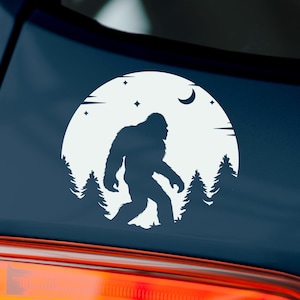 Bigfoot Sasquatch Sticker – Funny Vinyl Decal for Cars, Trucks, Laptops & More
