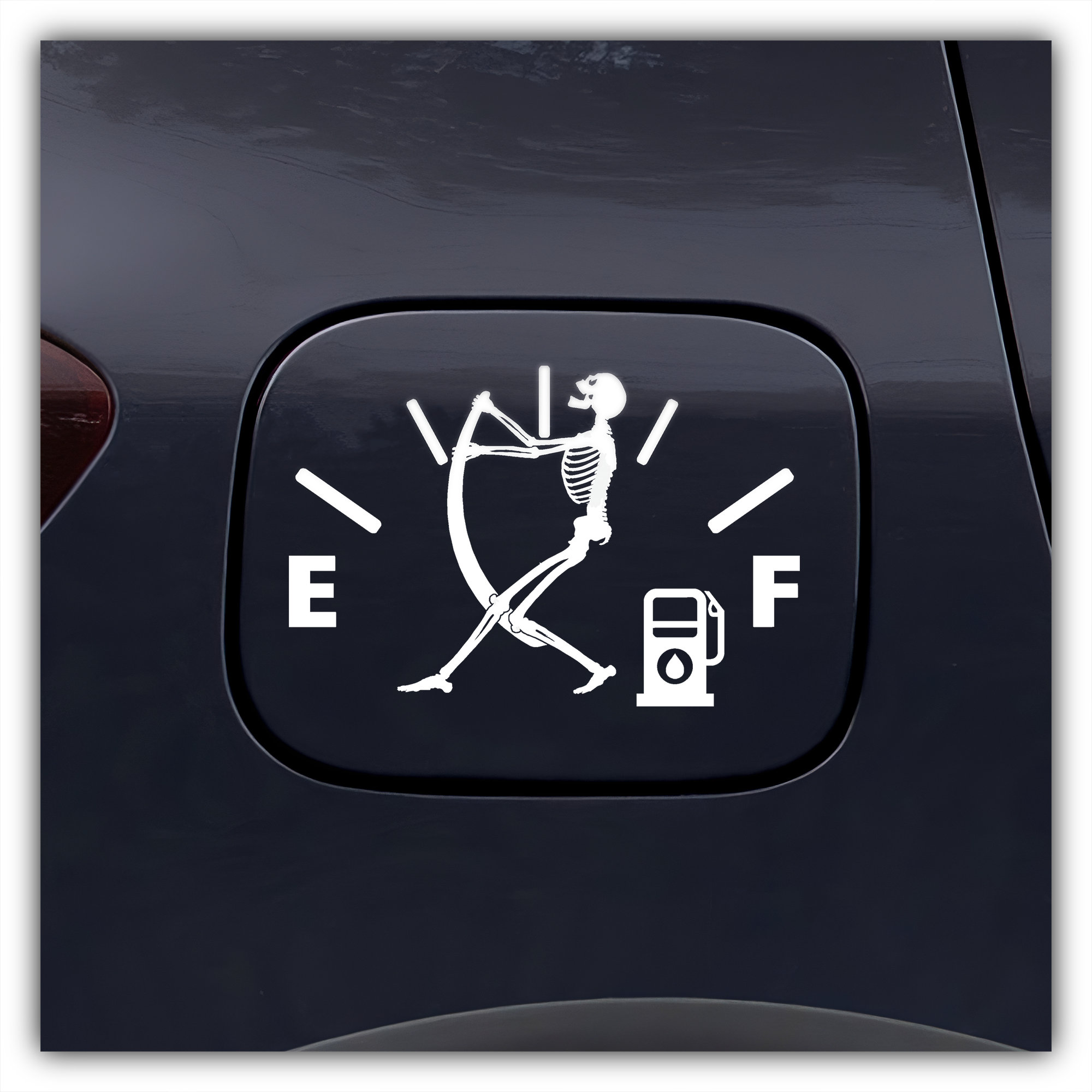 Vw Volkswagen Funny Gas Gauge Window Decal Sticker For Cars And Trucks, Custom Made In the USA, Fast Shipping