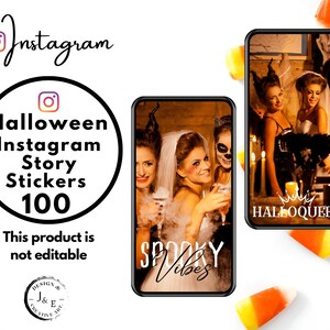 Pegatinas de historias de Instagram de Halloween, pegatinas de historias de Instagram de otoño, pegatinas estéticas de Halloween para Instagram, temporada de calabazas, pegatinas de historias de otoño