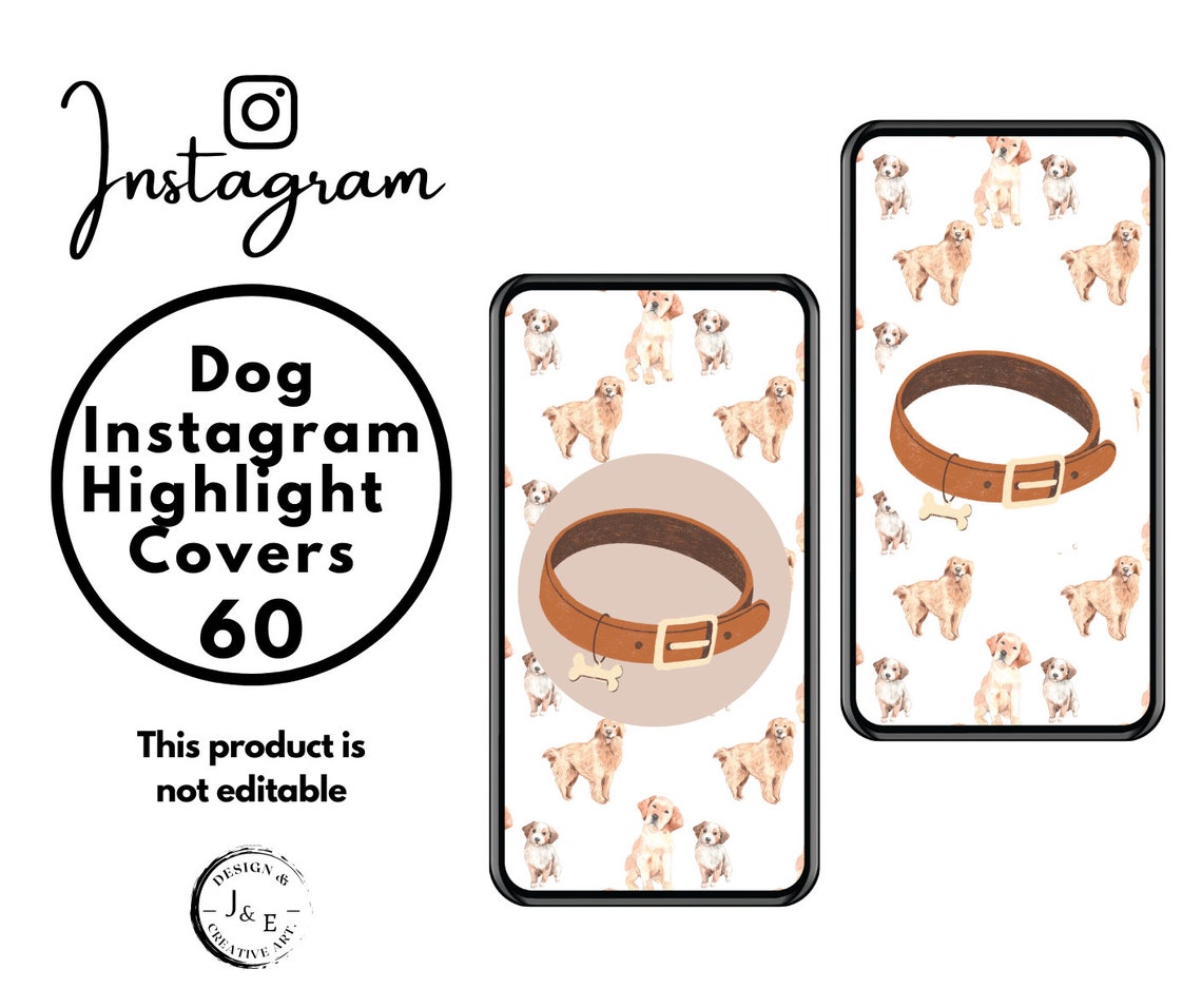 60 Dog Instagram Highlight Covers Watercolor Dogs Life Etsy