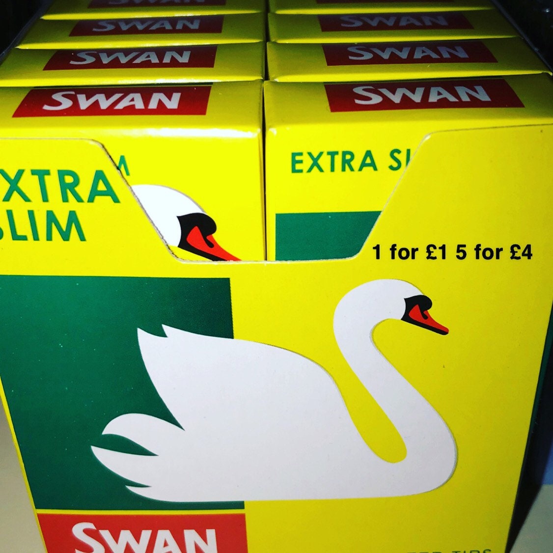 5 Boxes Of Swan Extra Slim Filters Etsy