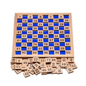 Natureich Hundreds Table - Mathematics Puzzle 1-100