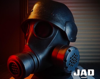 Resident Evil: Hunk Gas Mask Foam Template