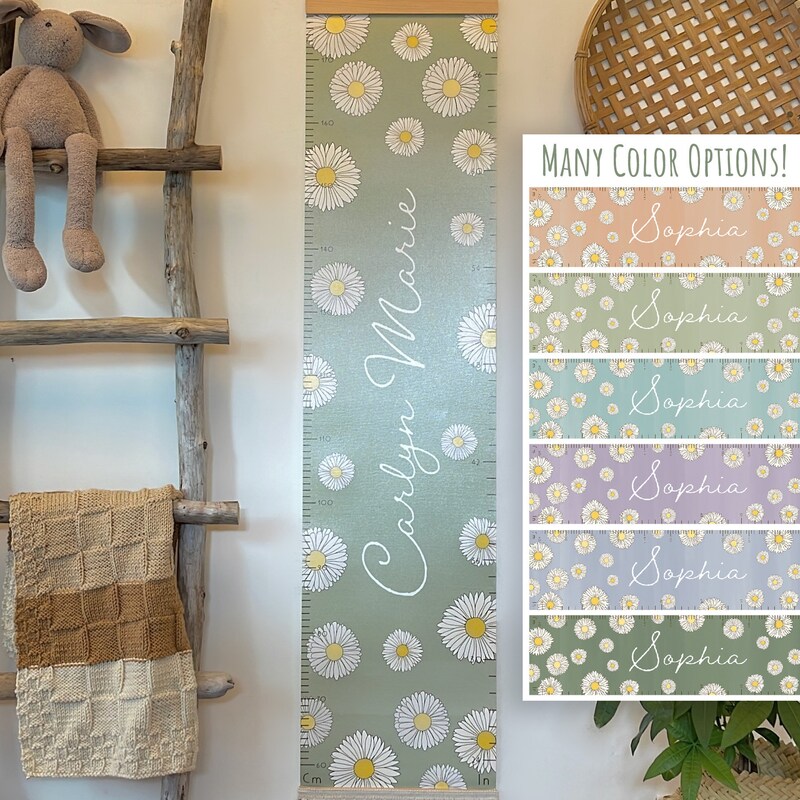 Growth Chart Decals Etsy