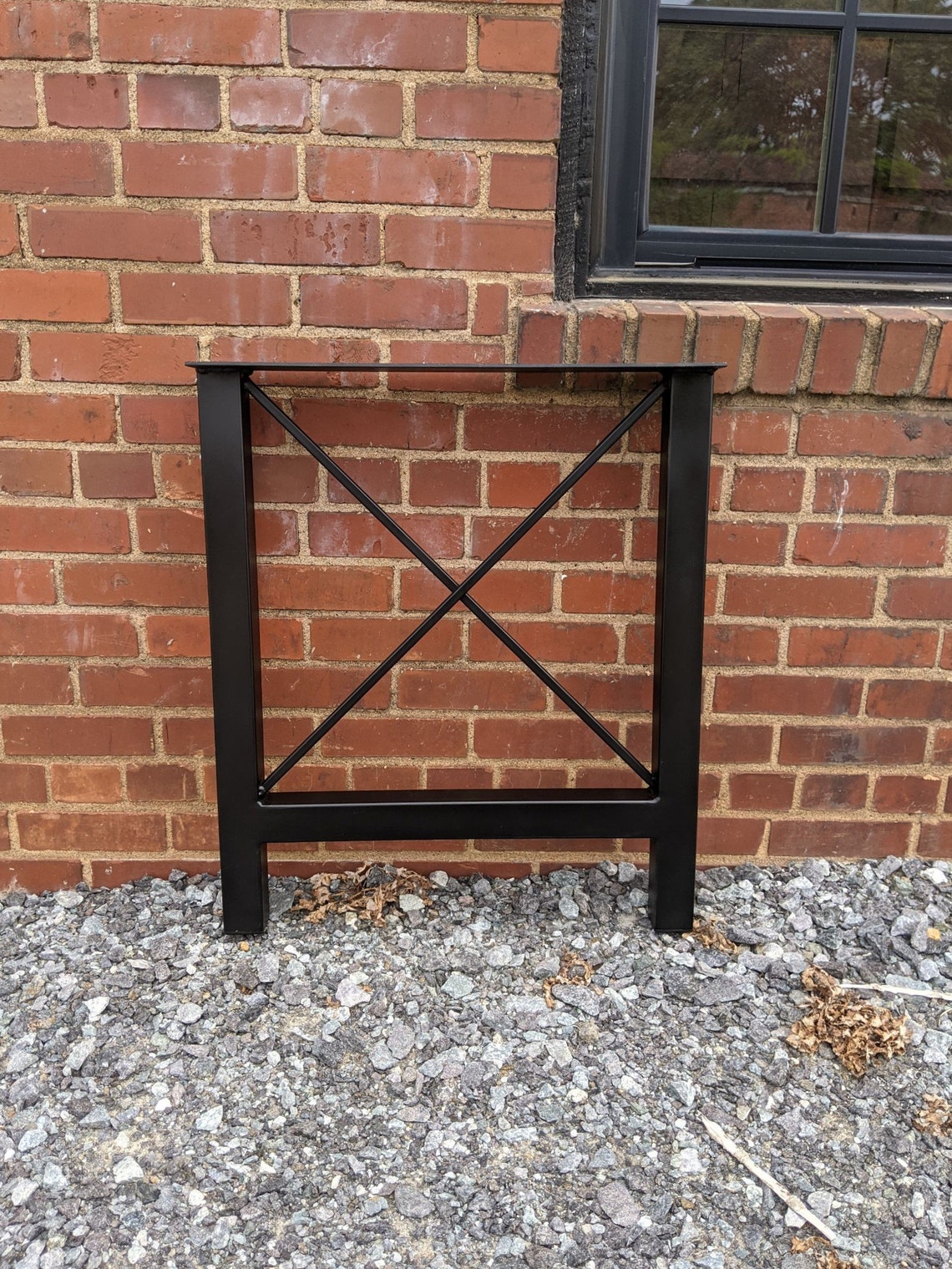 Metal Table Legs 2x2 Square Tubing Pair Custom Etsy