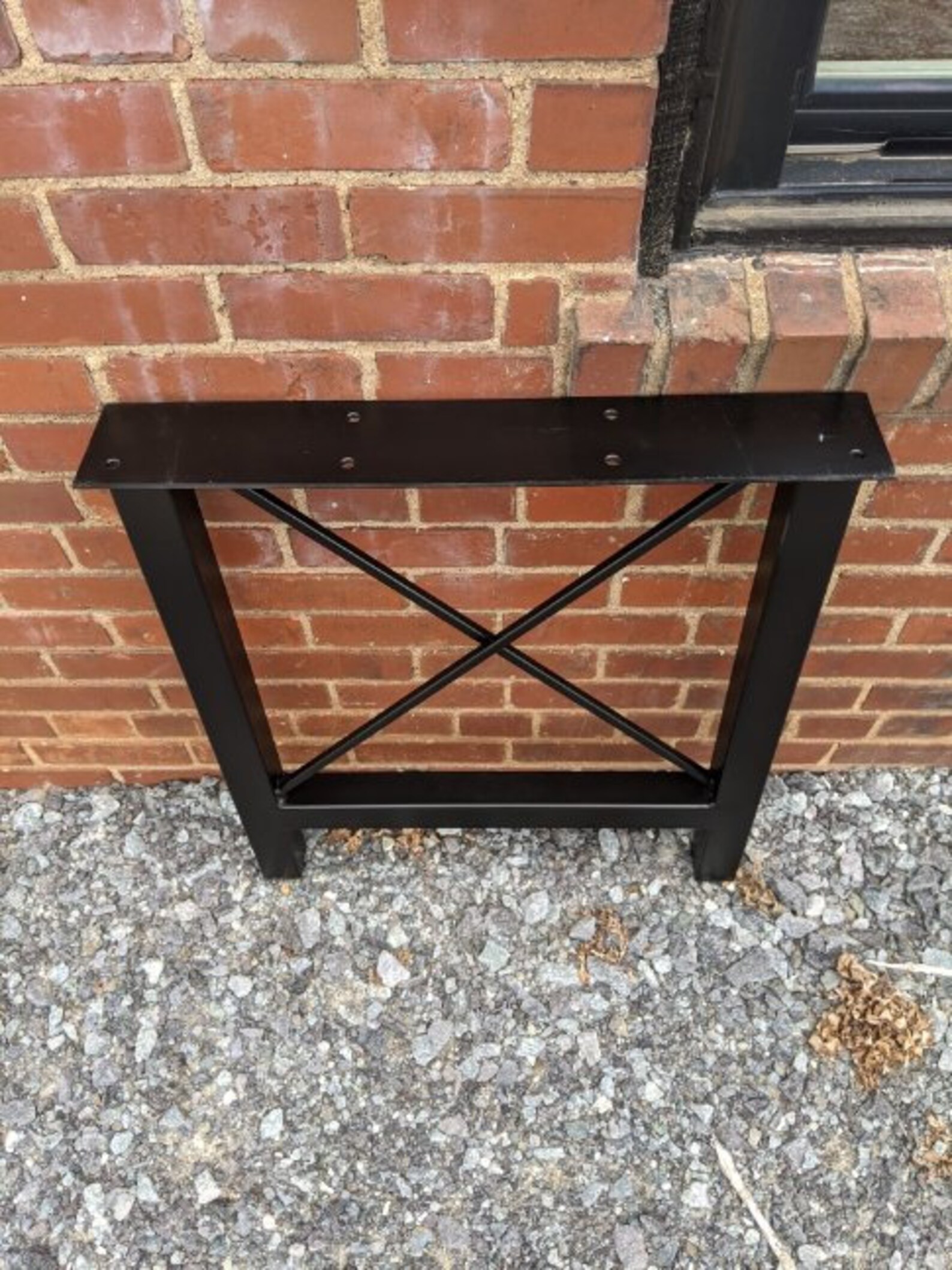 Metal Table Legs 2x2 Square Tubing Pair Custom Etsy