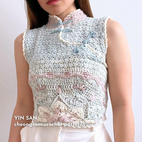 【ANTIGEL】新作★ハイウエストタイプ★CROCHET BOHEME Sage Top crop crochet with shimmering effect - Buy Online