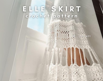 ELLE Skirt Crochet Pattern: Made-to-Measure (PDF Pattern)