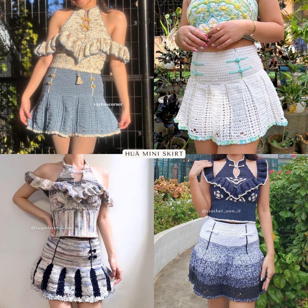 スカート Olive Crochet Skirt leinwande Olive Crochet Skirt leinwande - メルカリ