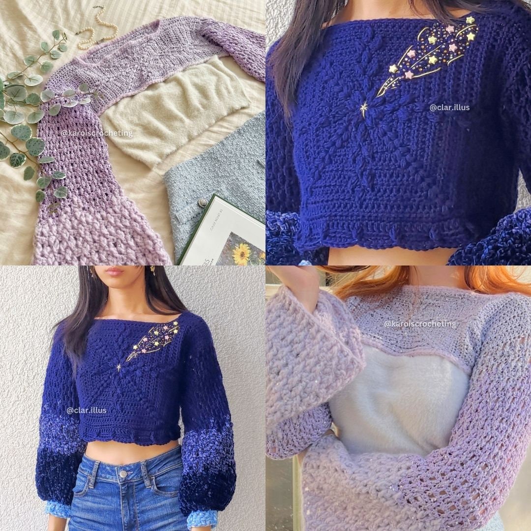 RAINE Shrug and Sweater | PDF Crochet Pattern | Intermediate