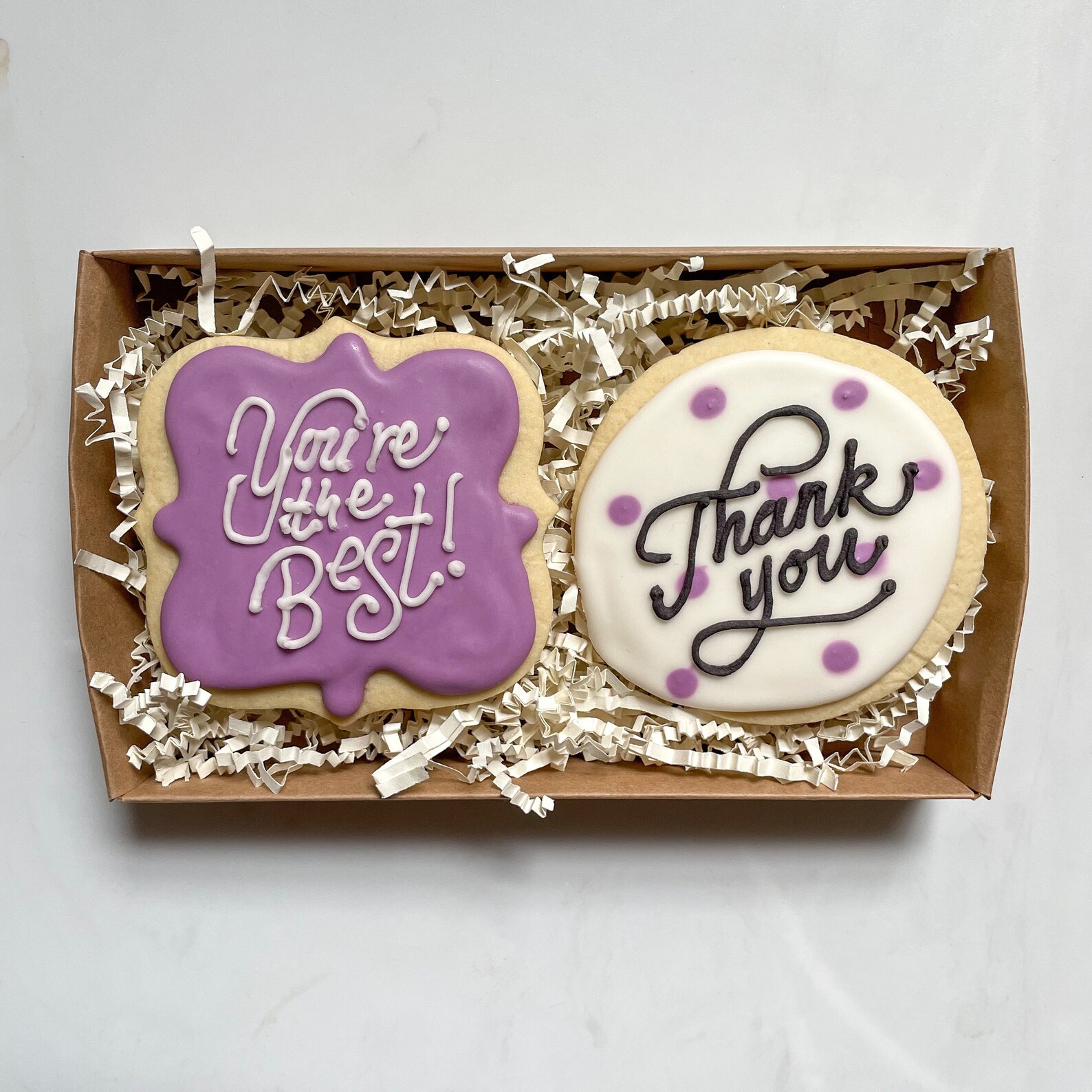 Thank You Cookie Set Thank You Gift Cookie Box Gift for Etsy