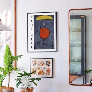 Paul Klee Exhibition Poster, For Eclectic Wall Art, Klee Poster, Museum Poster, With in Umbrella, Classical Wall Art, Klee Abstract Poster