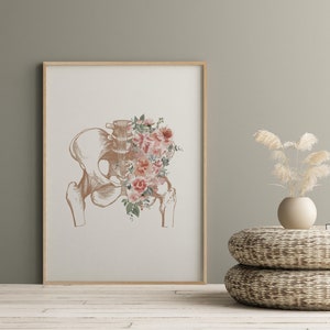 Becken Anatomie, Chiropraktiker Orthopädische Kunst, Medizinische Kunstdrucke, Hebammen Wandkunst, AnatPoster, Beckenknochen Kunst, Medizinische Geschenke, Klinik Dekor