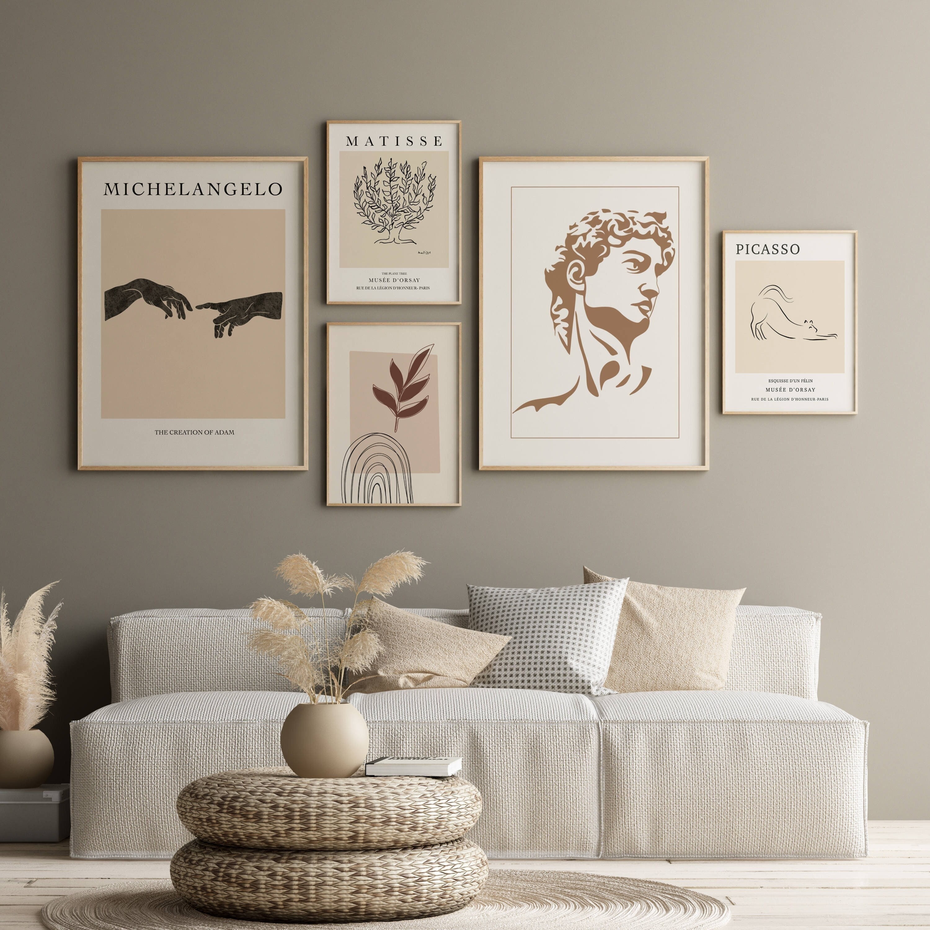 Michelangelo Buonarroti - Creation of Adam – trendy poster – Photowall
