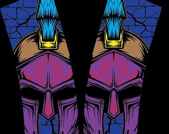 Gladiator Spartan PMAG  Lightburn & SVG Ready - Tactical Warrior Magazine  Vector - Fiber Laser Digital Download