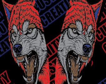 Grey Wolf PMAG File | Lightburn & SVG Ready  | Tactical  PMAG Laser Design | Wolf Laser Engraving Artwork | Fiber Laser- Digital Download