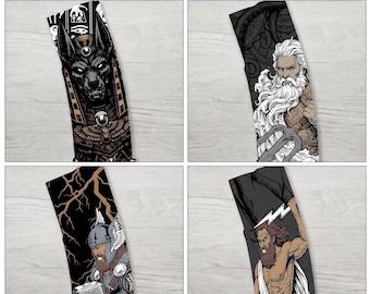 Mythological Gods(Thor,Zeus,Poseidon,Anubis) PMAG Bundle  | Digital Download |  Fiber Laser Engraving File SVG/DXF  | LightBurn Ready