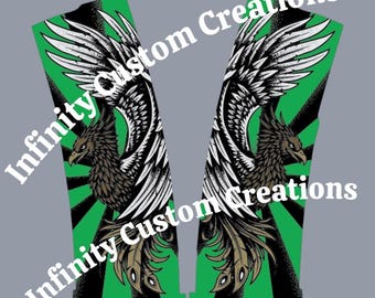 Phoenix PMAG Lightburn & SVG bereit | Digitales Design| Faserlaser-Gravurdatei