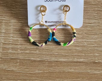Boucles d'oreilles en wax