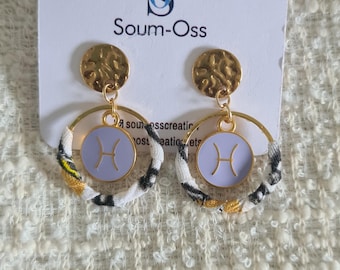 Boucles d'oreilles en wax