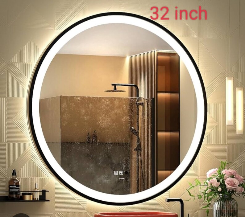 CUSTOM Handmade Clay Flower Mirror Vanity Mirror Door Etsy