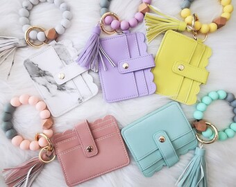 cute keychain wallets