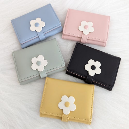 Cute Wallet Women Small Trifold Wallet, Travel Wallet, Credit Card Holder Wallet, ID Card Holder, Mini Wallet, Card Sized Wallet