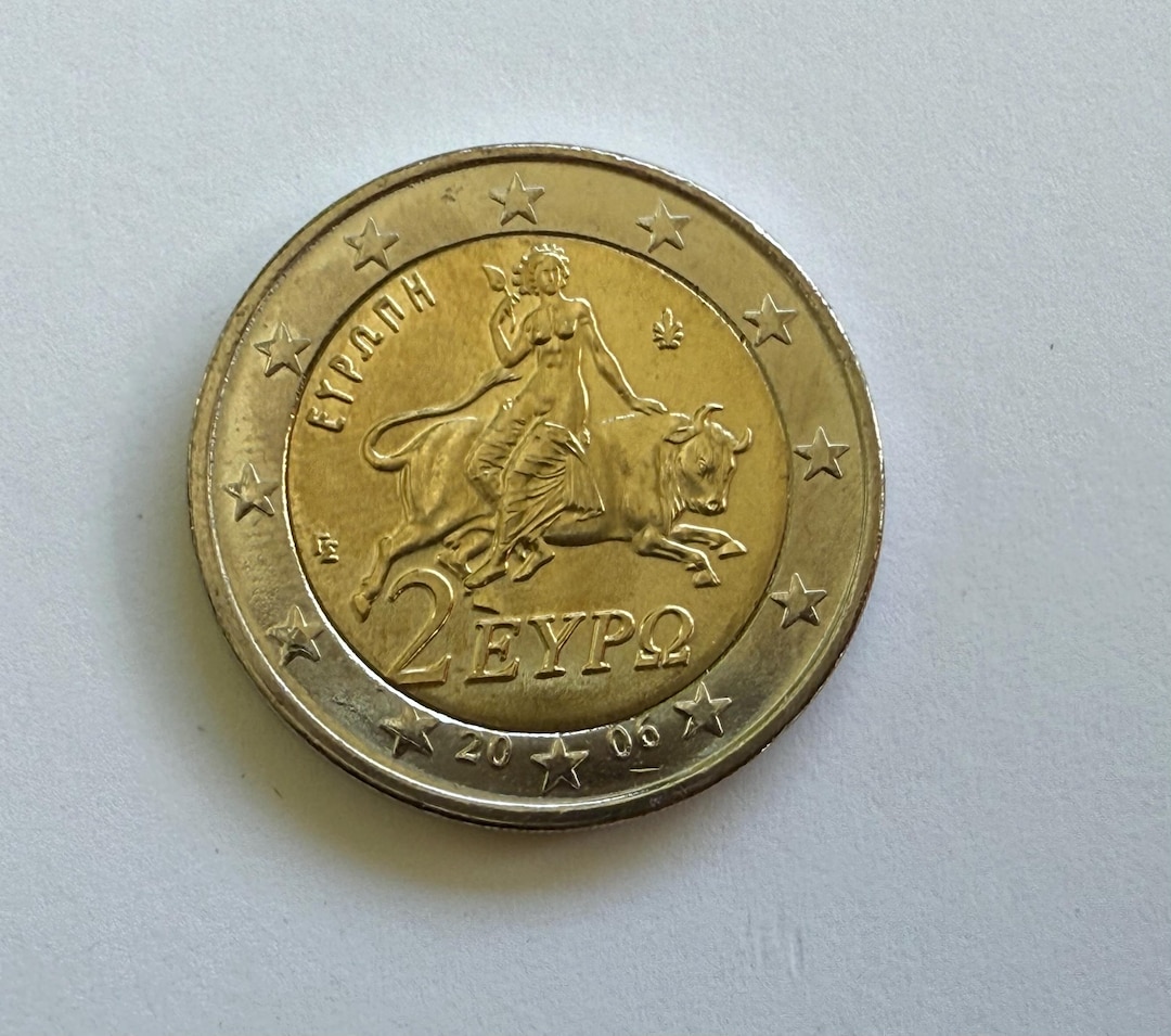 Pièce de 2 euros Grèce 2006 – Europe sur le taureau, non circulée ...