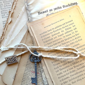 Vintage book pages – old papers for scrapbooking, collages, journaling & mixed media (60/100)