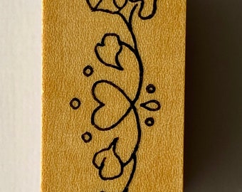 Stempel, Motiv-Stempel „Flower Garland“ von Embossing Arts, 1995