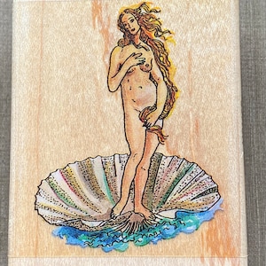 Postzegel, motiefpostzegel "Botticelli, Geboorte van Venus" van Museum Stamps, 1998