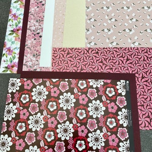 Scrapbooking- Papier, DIN A 4, Kartengestaltung, Bastelpapier, 10 Bögen