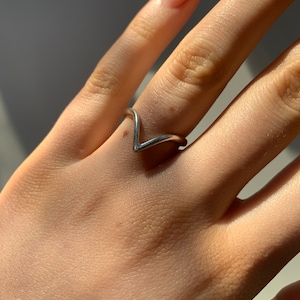 Wishbone Ring in Silver
