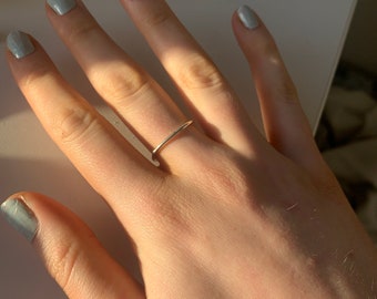 Kleine zilveren ring