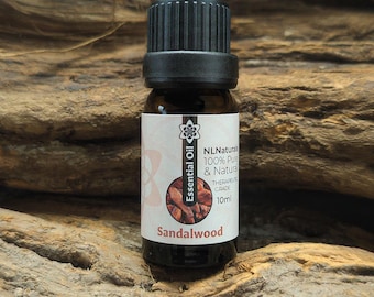 Reines ätherisches Sandelholzöl - Beruhigendes Meditationsöl für die Aromatherapie | 100% natürlich, nachhaltig bezogen