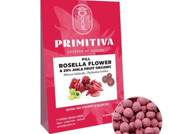 Rosella & Amla Vitamin-C-Tabletten 45g | Primitiva Kräuterpillen