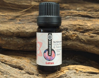 Reines ätherisches Lotus Öl 10ml | Natürliche Aromatherapie | Heilige Meditation