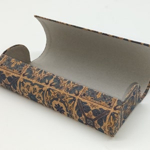 Glasses case, glasses box, handmade beautiful design made of PU leather, magnetically lockable gift idea image 5