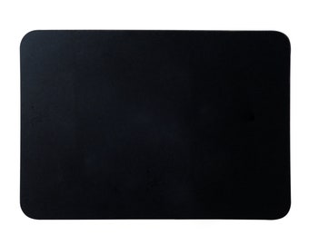 Chalk board, handy chalk board with black surface, frameless, 30 x 21 cm office school wipeable 61153