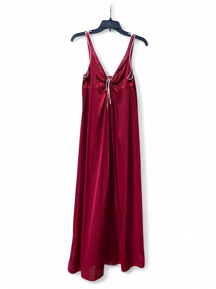 princess polly baby blue dress Burgundy Slip Dress