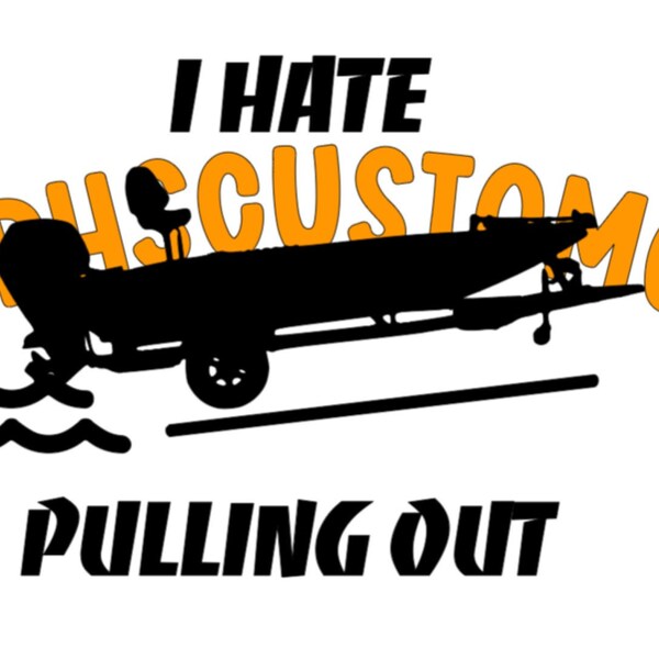 I Hate Pulling Out Boat Sticker Etsy