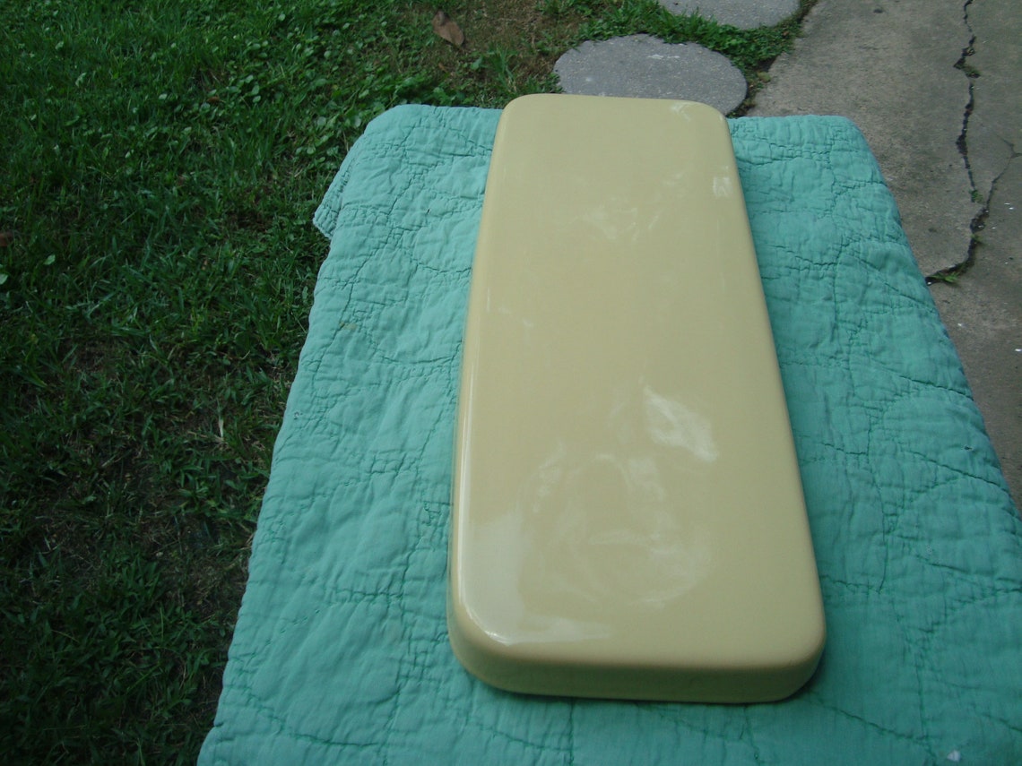 Briggs 7401 'Harvest Gold' Toilet Tank Lid Dated 3 6 Etsy