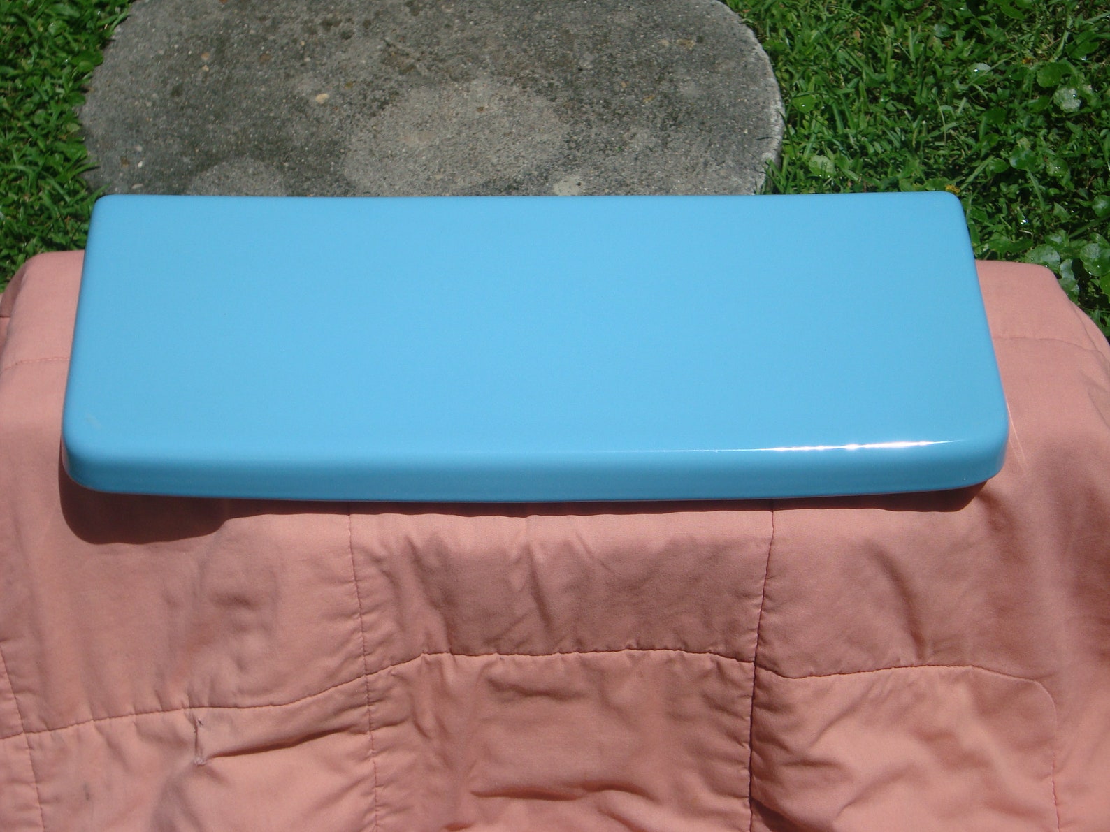 Retro Kohler K4556 'New Orleans Blue' Toilet Tank Lid Etsy