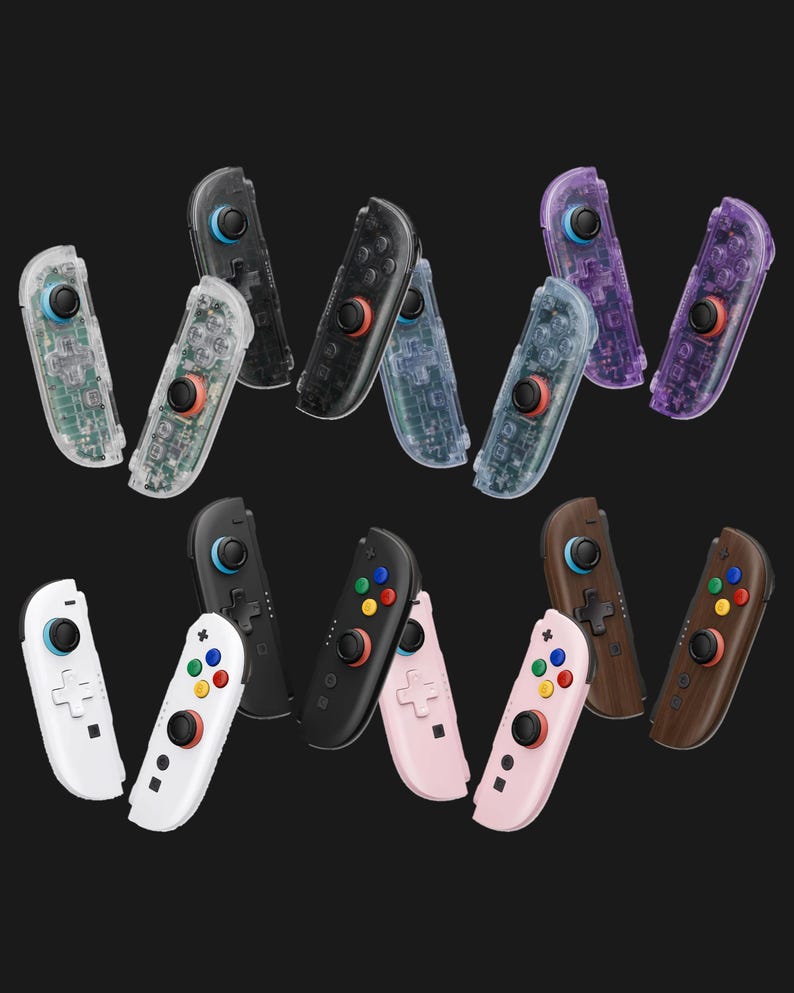 Switch Backplate Shell Custom Nintendo Switch 2 Shell Swap - Clear, Dpad - Backplate, Joycons ...