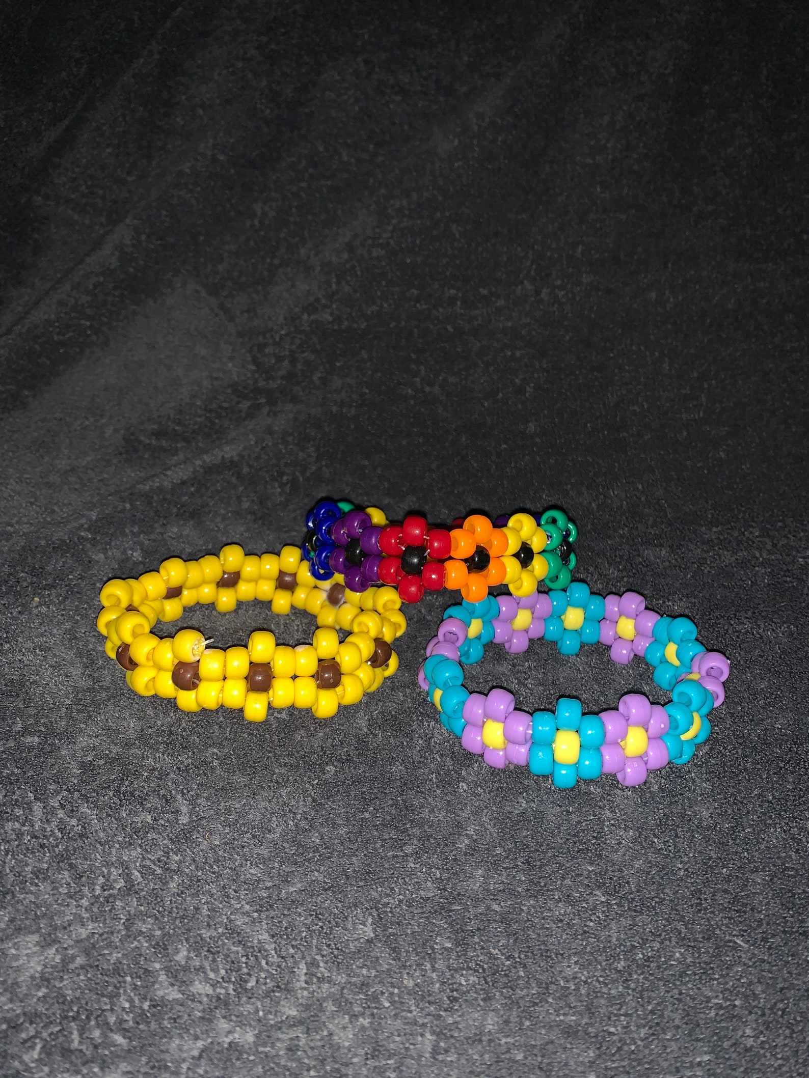 Flower Kandi Bracelet RANDOM COLOR Etsy