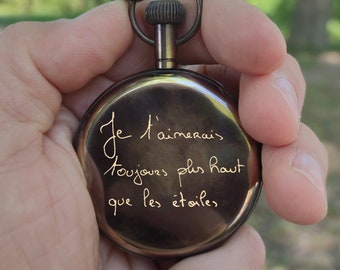 Engraved Pocket Watch