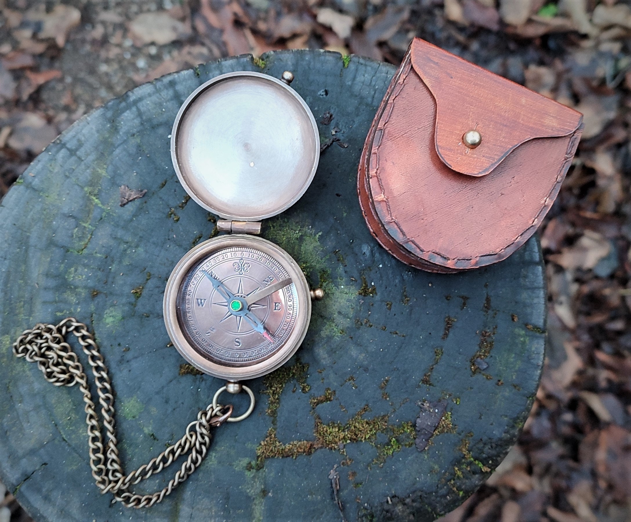 Engraved Compass Father's Day Gift Gift for Dad Etsy